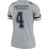 Nike Prescott Dallas Cowboys Inverted Legend Player Performance-Oberteil für Damen, Grau