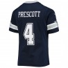 Dak Prescott Dallas Cowboys Nike Mädchen-Jugendmannschafts-Spieltrikot – Marineblau