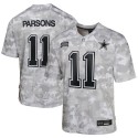 Micah Parsons Dallas Cowboys Nike Jugend 2024 Salute to Service Spieltrikot – Arctic Camo