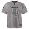 Dak Prescott Dallas Cowboys Nike Jugend-Atmosphere-Spieltrikot – Grau