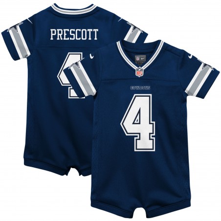 Dak Prescott Dallas Cowboys Nike Kleinkind-Spieltrikot-Strampler – Marineblau