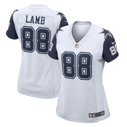 CeeDee Lamb Dallas Cowboys Nike Damen-Ausweichtrikot für das 2. Spiel – Weiß