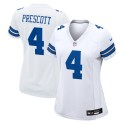 Dak Prescott Dallas Cowboys Nike Damen-Team-Spieltrikot – Weiß