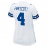 Dak Prescott Dallas Cowboys Nike Damen-Team-Spieltrikot – Weiß