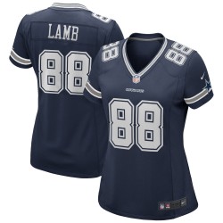 CeeDee Lamb Dallas Cowboys Nike Damen-Spieltrikot – Marineblau