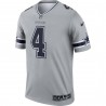 Dak Prescott Dallas Cowboys Nike Inverted Legend Player Performance Top - Grau