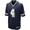 Dak Prescott Dallas Cowboys Nike Jugend-Spieltrikot – Marineblau