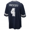 Dak Prescott Dallas Cowboys Nike Jugend-Spieltrikot – Marineblau