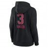 Budda Baker Arizona Cardinals Damen-Pullover-Hoodie mit Team-Wordmark-Spielername und -nummer – Schwarz