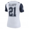 Ezekiel Elliott Dallas Cowboys Nike Color Rush Legend Player Performance-Oberteil für Damen – Weiß