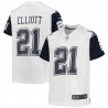 Ezekiel Elliott Dallas Cowboys Nike Jugend-Ausweichtrikot – Weiß