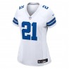 Ezekiel Elliott Dallas Cowboys Nike Damen-Team-Spieltrikot – Weiß