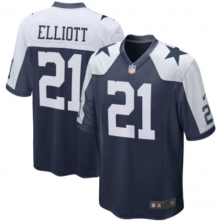 Ezekiel Elliott Dallas Cowboys Nike Alternate Game Team-Trikot – Marineblau