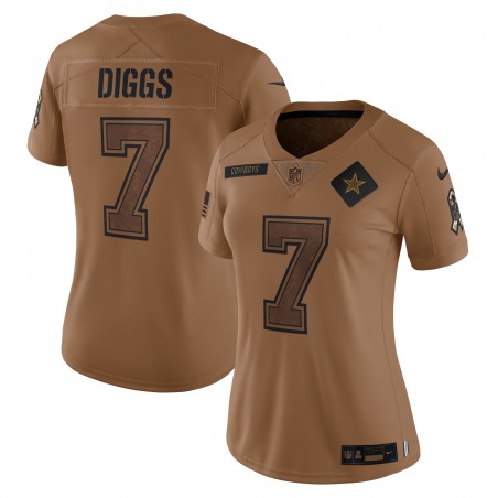 Trevon Diggs Dallas Cowboys Nike Salute To Service Limited Trikot – Braun