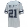 Ezekiel Elliott Dallas Cowboys Nike Inverted Team-Spieltrikot für Jugendliche – Silber