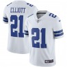 Ezekiel Elliott Dallas Cowboys Nike Vapor Limited Spielertrikot – Weiß