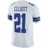 Ezekiel Elliott Dallas Cowboys Nike Vapor Limited Spielertrikot – Weiß