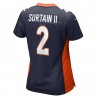 Patrick Surtain II Denver Broncos Nike Damen-Heimspieler-Trikot – Marineblau