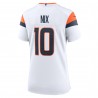 Bo Nix Denver Broncos Nike Damen-Spieltrikot – Weiß