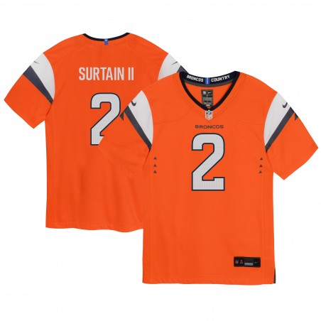 Patrick Surtain II Denver Broncos Nike Kleinkind-Spieltrikot aus der Mile High-Kollektion – Orange