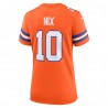 Bo Nix Denver Broncos Nike Damen Mile High Collection 1977 Throwback Player Game Jersey – Orange