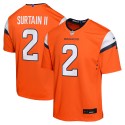 Patrick Surtain II Denver Broncos Nike Jugend-Spieltrikot aus der Mile High-Kollektion – Orange