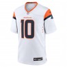 Bo Nix Denver Broncos Nike Spieltrikot – Weiß