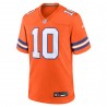 Bo Nix Denver Broncos Nike Mile High Collection 1977 Throwback Player Game Jersey – Orange