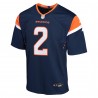 Patrick Surtain II Denver Broncos Nike Jugend-Spieltrikot aus der Mile High-Kollektion – Marineblau