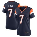 John Elway Denver Broncos Nike Damen-Ausweichspiel-Trikot aus der Mile High-Kollektion für ausgeschiedene Spieler – Marineblau