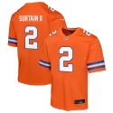 Patrick Surtain II Denver Broncos Nike Youth Mile High Collection 1977 Throwback Game Jersey – Orange