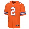 Patrick Surtain II Denver Broncos Nike Youth Mile High Collection 1977 Throwback Game Jersey – Orange