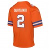 Patrick Surtain II Denver Broncos Nike Youth Mile High Collection 1977 Throwback Game Jersey – Orange