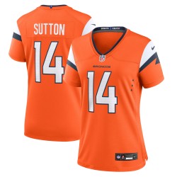 Courtland Sutton Denver Broncos Nike Damen-Spieltrikot aus der Mile High-Kollektion – Orange