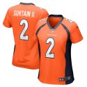 Patrick Surtain II Denver Broncos Nike Damen-Spieltrikot – Orange