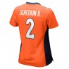 Patrick Surtain II Denver Broncos Nike Damen-Spieltrikot – Orange