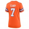 John Elway Denver Broncos Nike Damen-Spieltrikot „Mile High Collection 1977 Throwback“ – Orange