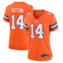 Courtland Sutton Denver Broncos Nike Damen-Spieltrikot „Mile High Collection 1977 Throwback“ – Orange