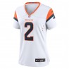 Patrick Surtain II Denver Broncos Nike Damen-Spieltrikot aus der Mile High-Kollektion – Weiß