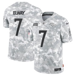 John Elway Denver Broncos Nike 2024 Salute to Service Retired Player Limited Trikot – Arctic Camo