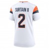 Patrick Surtain II Denver Broncos Nike Damen-Spieltrikot aus der Mile High-Kollektion – Weiß