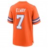 John Elway Denver Broncos Nike Mile High Collection 1977 Throwback Retired Player Game Jersey – Orange