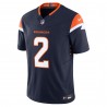 Patrick Surtain II Denver Broncos Nike Mile High Collection Vapor F.U.S.E. Limitiertes Trikot – Marineblau