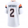 Patrick Surtain II Denver Broncos Nike Mile High Collection Spieltrikot – Weiß