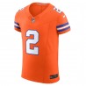 Patrick Surtain II Denver Broncos Nike Alternate Mile High Collection 1977 Throwback Vapor F.U.S.E. Elite-Trikot – Orange