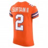 Patrick Surtain II Denver Broncos Nike Alternate Mile High Collection 1977 Throwback Vapor F.U.S.E. Elite-Trikot – Orange