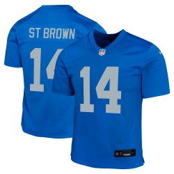 Amon-Ra St. Brown Detroit Lions Nike Jugend-Ausweichtrikot – Blau