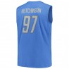 Aidan Hutchinson Detroit Lions Fanatics Big & Tall Muskel-Tanktop – Blau