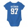 Aidan Hutchinson Detroit Lions Nike Baby-Body mit Namen und Nummer für Kleinkinder – Blau