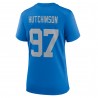 Aidan Hutchinson Detroit Lions Nike Damen-Ausweichtrikot – Blau